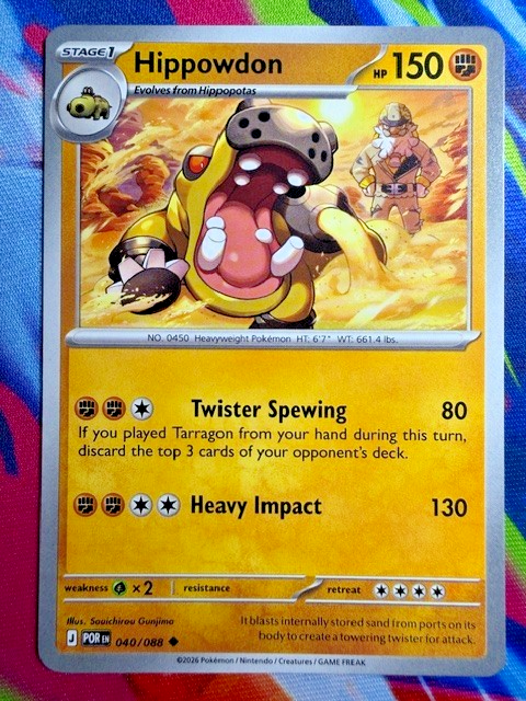 hippowdon pokemon card Hippowdon 187/SV-P GYM Promo 8