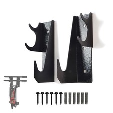 Heavy-Duty Steel Floor Jack Holder  Jack Stand Wall Mount Hook Rack,Black