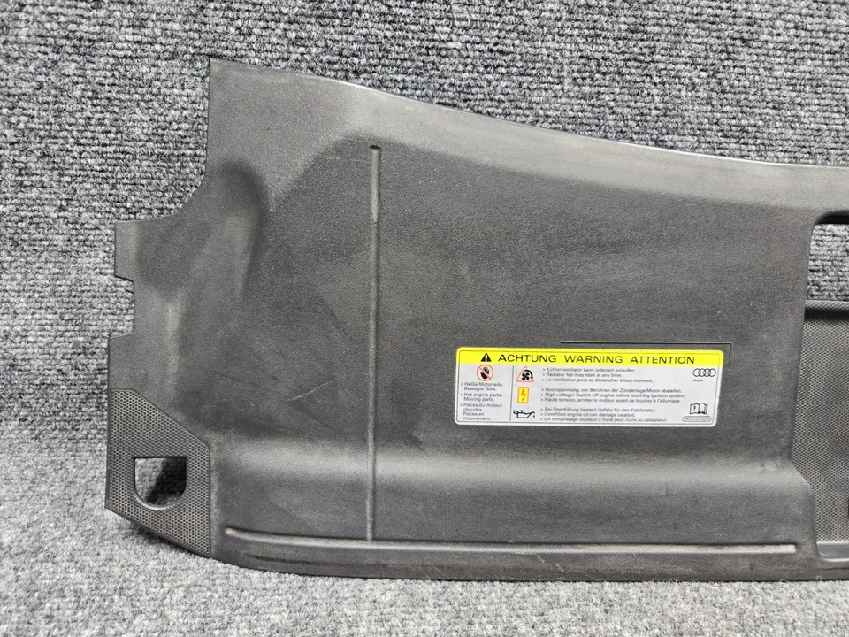 2008-2016 AUDI S5 RADIATOR SUPPORT COVER TRIM OEM - Image 2 of 4