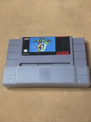 Super Mario World (Super Nintendo Entertainment System, 1991) SNES Cart Only