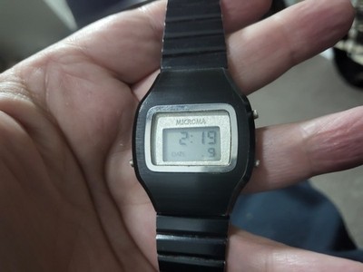 Blade Runner Microma Black  Deckard Watch Fabulous Condition Very Rare