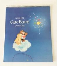 Vintage Care Bears 1984 American Greetings Wall Art by Elena Calendar Complete