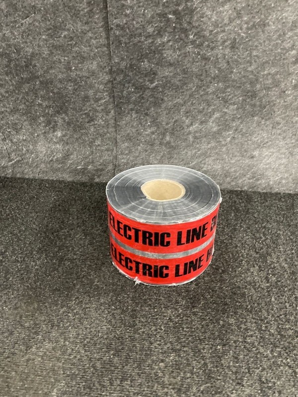 NSI 6'' Underground Detectable Tape "CAUTION BURIED ELECTRIC LINE BELOW"