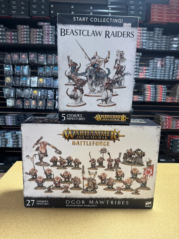 Warhammer Age of Sigmar Ogor Mawtribes Ejército Lote - Battleforce y Comienza a coleccionar Foto 2 de 4