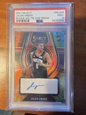 2021 SELECT ROOKIE SIGNATURES#RS-JGR JALEN GREEN PRIZMS