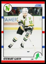 Stewart Gavin, 1990-91 Score American, #244, Minnesota North Stars,
