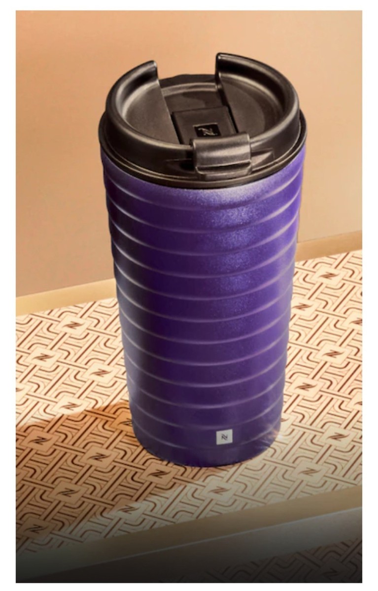 LIMITED EDITION Nespresso Arpeggio Purple Travel Mug | eBay