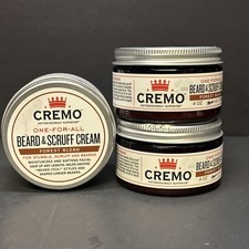 Cremo Beard and Scruff Cream Hard To Find Scent Forest Blend New X 3
