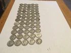 vintage Sixty (60) 1917 to 1945 plus two 1964 90% silver dimes