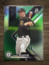 2019 Bowman Platinum - Wal-Mart Top Prospects James Marvel #TOP-76 Green Foil...