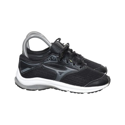 Mizuno, Laufschuhe, Größe: 33, model: wave rider 25, Schwarz/Weiß, Damen #bnK