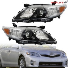 For Toyota Camry 2010-2011 Black Headlights Headlamp Lamp Leftright Light 10-11