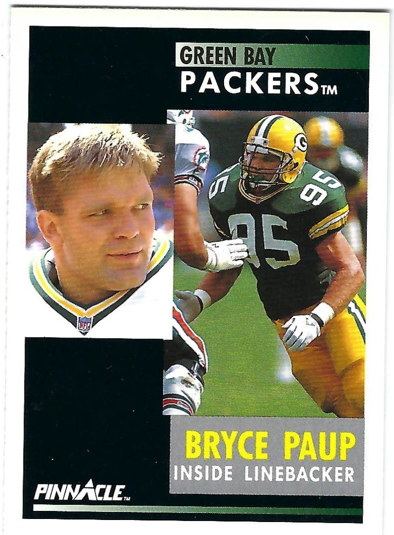 1991 Pinnacle #183 Bryce Paup Green Bay Packers