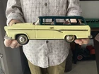Vintage Bandai Tin Litho Ford Station Wagon 12” (Nice!) 1956