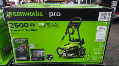 #ad Greenworks Pro 2500 Psi Brushless Electric Pressure Washer 25Ft Hose 35Ft Cord $209.00