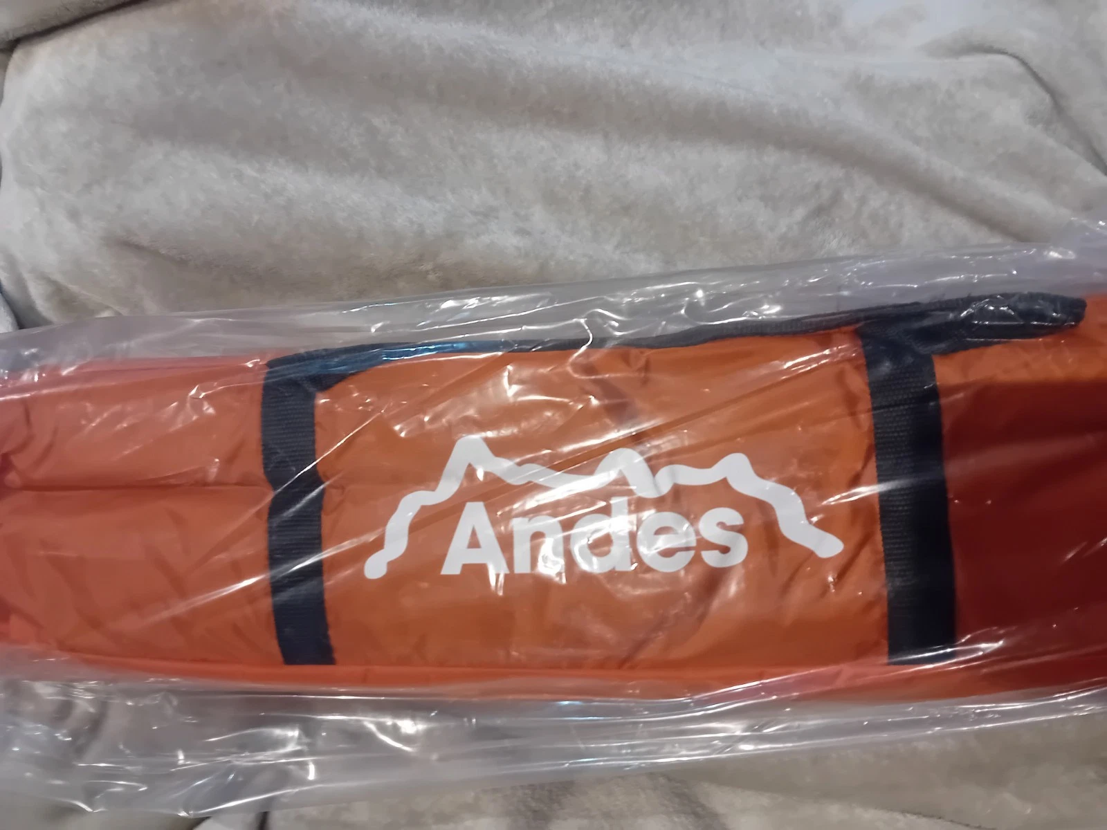 Tent Andes 4 Person Double Skin Camping / Festival Tent Orange