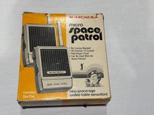 Vintage Archer/Radio Shack Micro Space Patrol Walkie Talkies Excellent