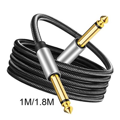 Gitarrenkabel Instrumentenkabel Monoklinke Stecker auf Stecker geflochten