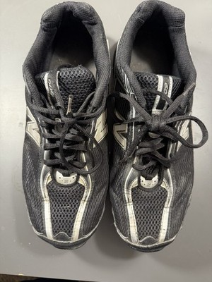 New Balance 509 Black/Silver Men Size 10.5 Tennis Shoes Style MR509BS
