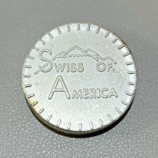 Very Rare! 1974 2.5 Troy Oz .999 Fine Silver Draper Mint Swiss Of America Round 90.64 per troy oz