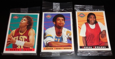 1993 Kellogg's College Greats Postercards 10 Card Set Robinson Pippen Sealed