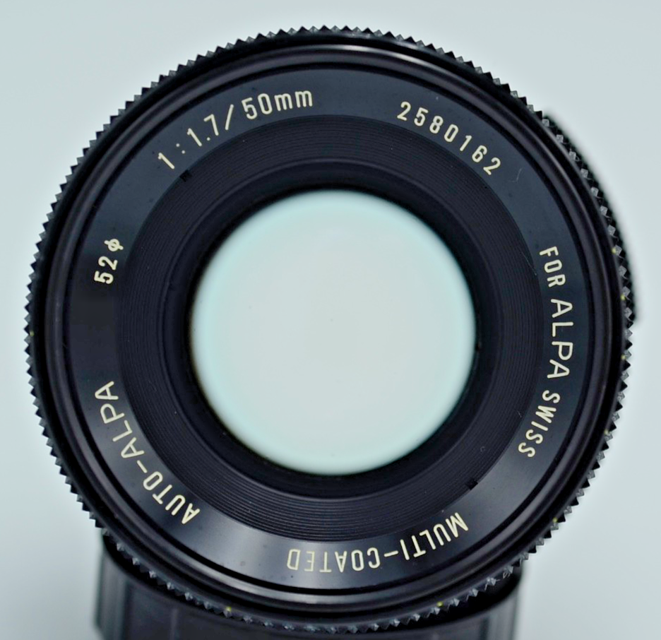 Excellent Multi-Coated Alpa Swiss Auto-Alpa 50mm f1.7 Macro M-42