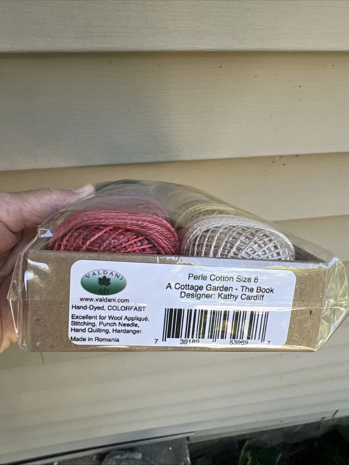 Valdani Perle Cotton Thread Set of 12 Cottage Garden- NEW Size 8 Embroidery LOOK - Image 2 of 4