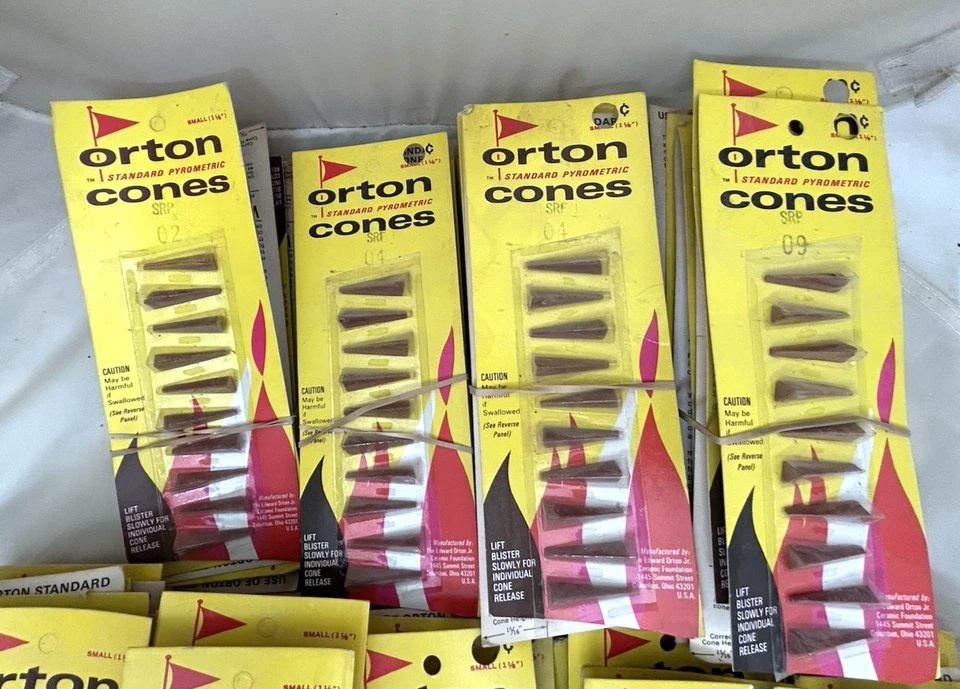 450 Orton Standard Small Pyrometric Cones SRB 15 17 18 19 Kiln Ceramic - Image 3 of 4