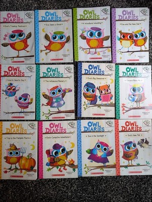 LOT 12 OWL DIARIES Books 1, 2, 3, 4, 5, 7, 9, 10, 11, 12, 13, 15, BRANCHES