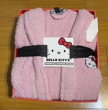 Hello Kitty Sherpa Lounge Robe Pink Special Edition Cozy New One Size Fits Most