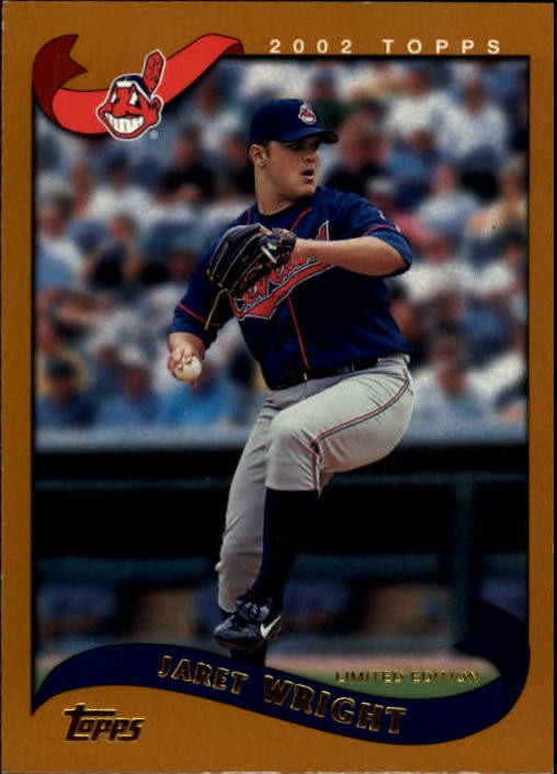 2002 Topps Limited Baseball Card #124 Jaret Wright /1950