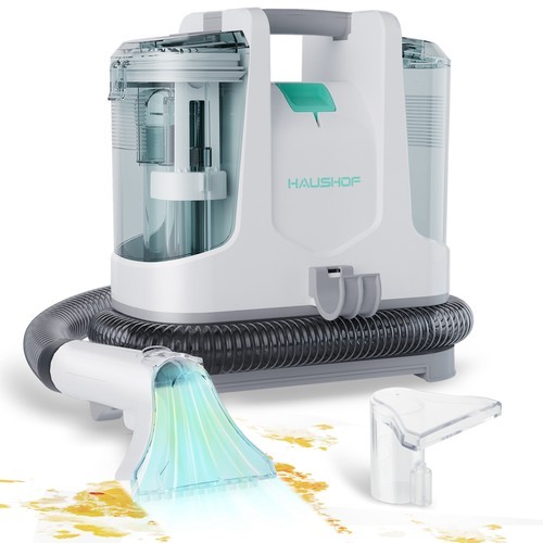 HAUSHOF Portable Carpet Spot and Upholstery Cleaner for Pet Stains