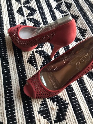 ALDO Burnt Orange Heels size 8 | eBay display picture 2