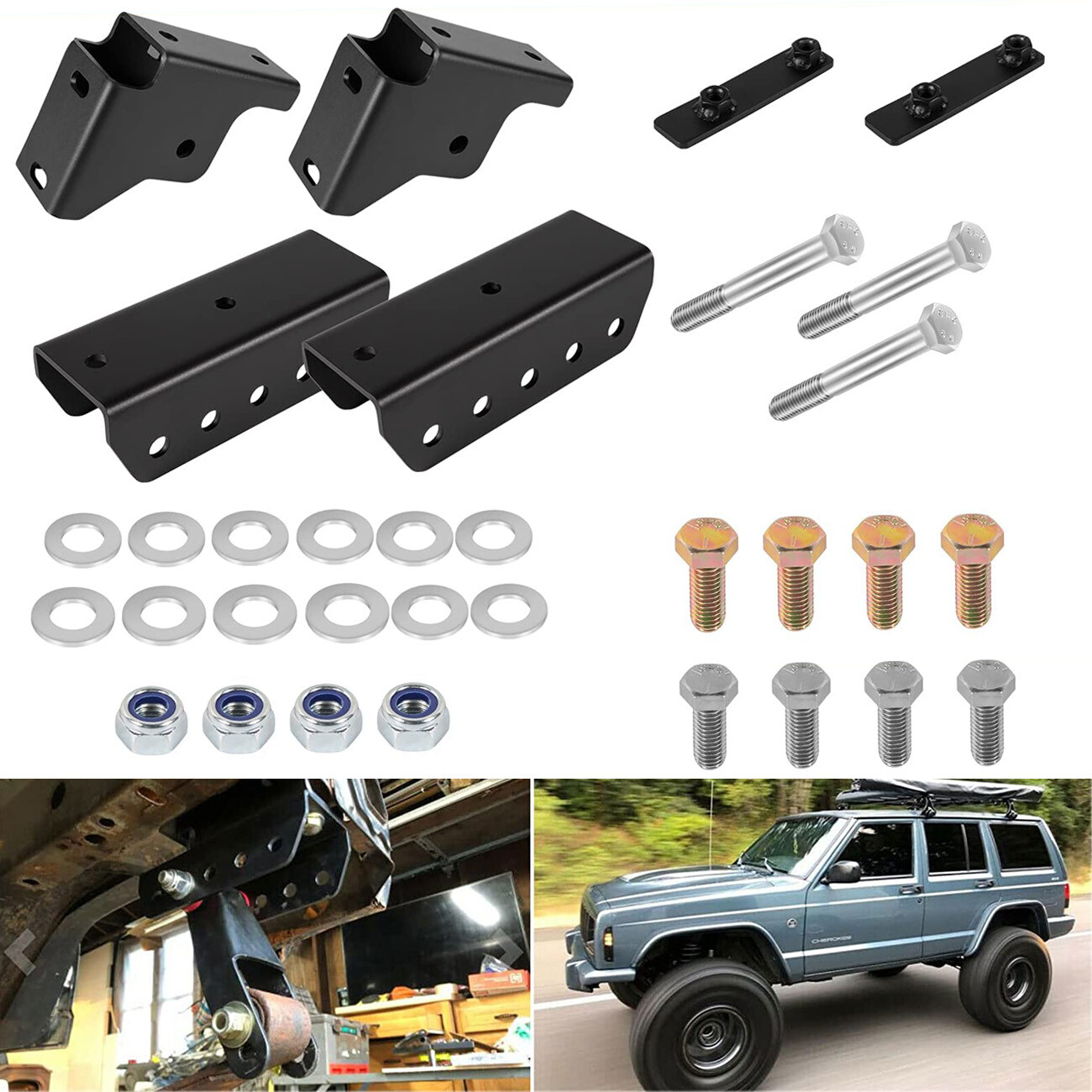 Jeep Cherokee Xj Rough Country Rear CV Drive Shaft For 1984-2001 (4-6