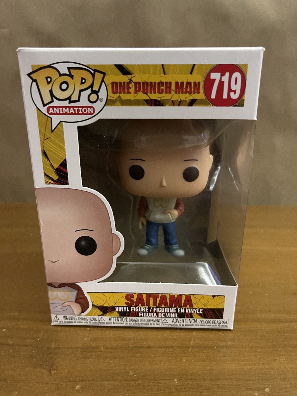 En Oferta Funko Pop! Animación: One Punch Man - Figura De Vinilo Saitama 719 Caja De Daños Ligeros