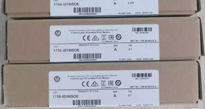 New with Unopened box 1756-IB16ISOE SER A ControlLogix 16 Isolated Point Module