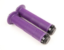 New Pair DK Tsuka Lock On Grips Soft Purple BMX Dirt Park Street Cruiser MTB