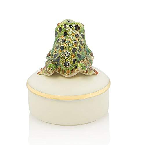 Jay Strongwater - Caja redonda de porcelana - Mac Frog - Imagen 5 de 5