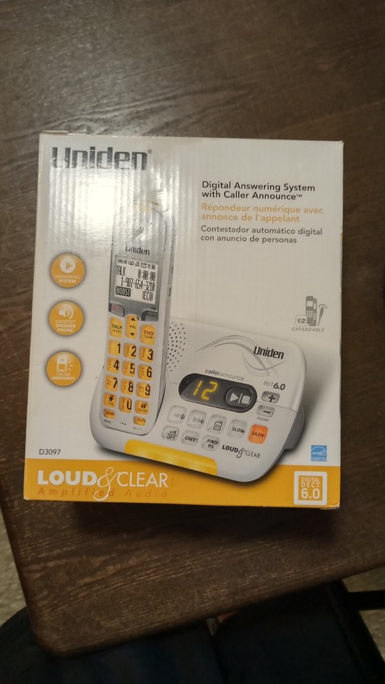 Uniden Cordless Phone D3097 tested. in very good condition. 50633274309
