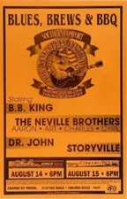  B.B. KING Original 1999 Southern Comfort Neville Brothers Dr. John Storyville