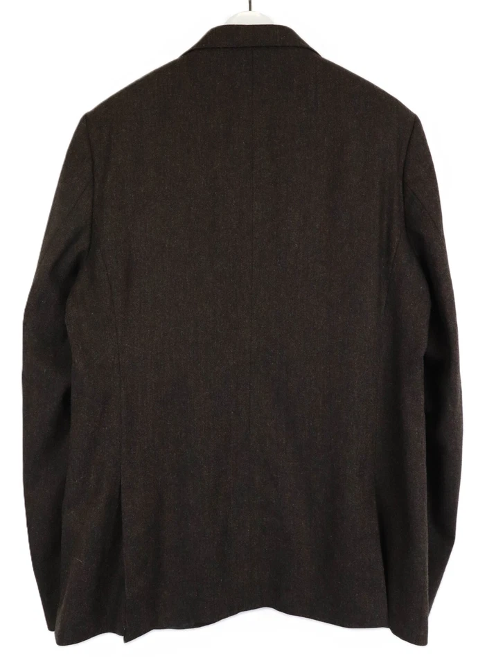 Blazer Tiger of Sweden Harvey 3Bz para hombre (UE) 56 marrón mezcla de lana de una fila Foto 2 de 4
