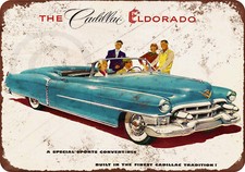 1953 Cadillac Eldorado Vintage Look Reproduction Metal Sign 8 X 12