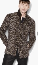 Brand New John Varvatos Collection Leopard Jacket EU 48 USA 38 limited# 73/113