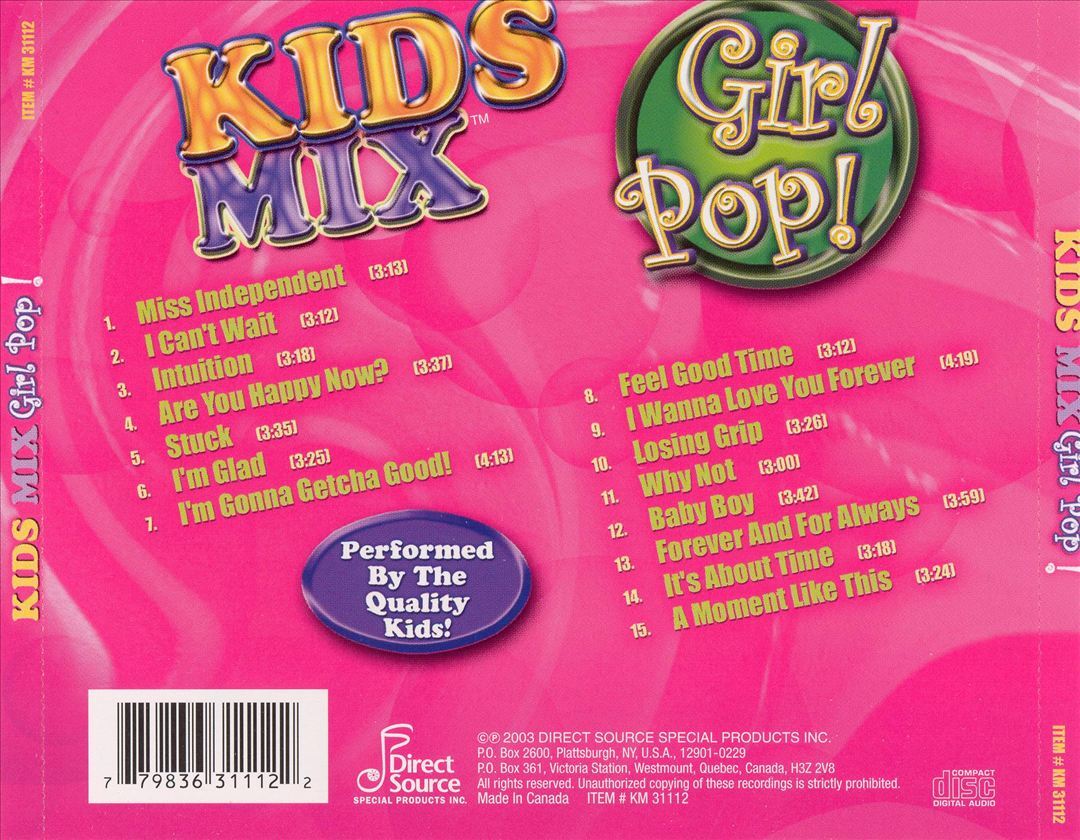 VARIOUS ARTISTS - KIDS MIX: GIRL POP NEW CD 779836311122| eBay