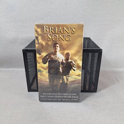 Brian s Song VHS Tape Promotional Screener 2001 New Sealed Watermarks Maher 