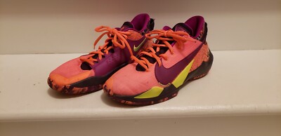 ナイキ キッズ バッシュ Nike Kids' Grade School Zoom Freak 2 - Mango/Red/Volt Nike Big Kid's Zoom Freak 2 SE Bright Mango/Red Plum-Volt Size 7Y