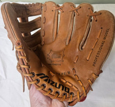 MIZUNO Professional Model MT2014 Baseball Glove Super Flex Palm Leather Right