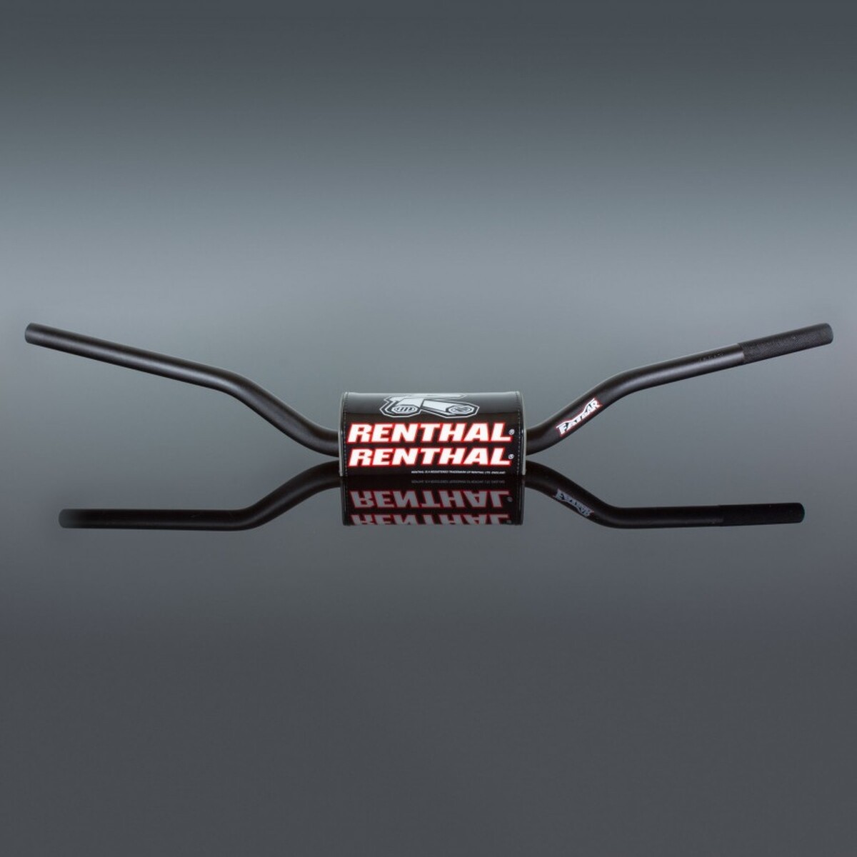 Guidon Fatbar 28.6mm noir pour motocross KTM SX sur circuit MX