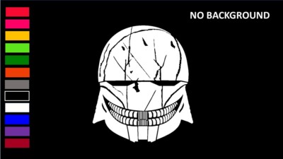 QIMIR HELMET, THE STRANGER, ACOLYTE, STAR WARS, Decal Stickers for Car, Laptop