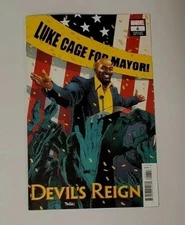 DEVIL'S REIGN #6 06/2022 NM/NM-  PANOSIAN Luke Cage SPOILER VARIANT MARVEL 